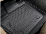 Floor Liner - Tray Style, Ebony, 3-Piece, SuperCrew - Fits 2015-2020 F-150 HL3Z-1613300-AA